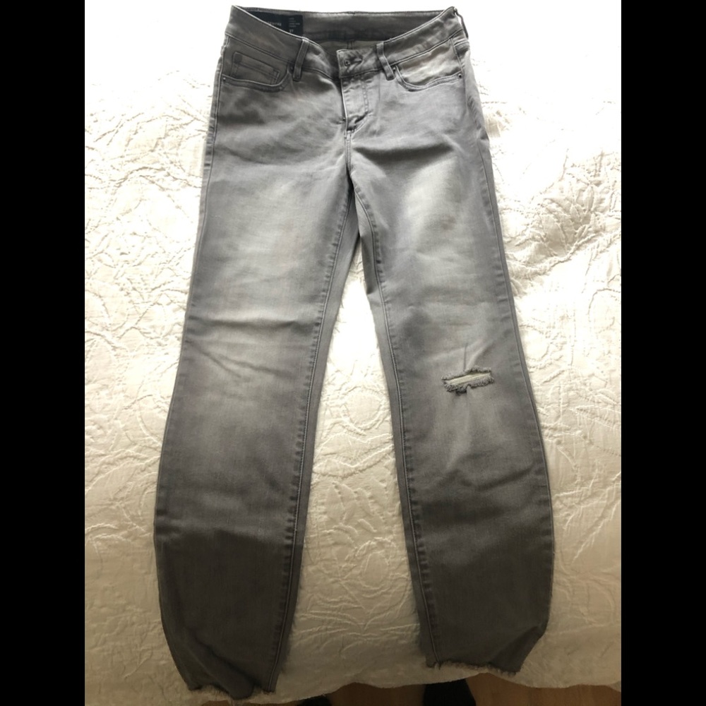 Armani exchange size 27 skinny grey jeans